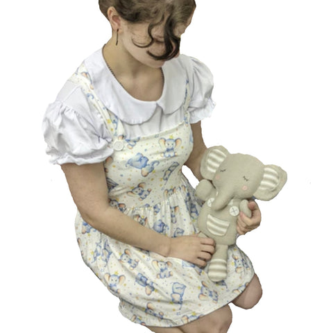 Royal Elephant Suspender Skirt Dress second image