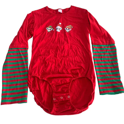 Christmas Elves Cotton Bodysuit