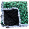 Cannabis Leaves Snuggle Blanket X-Large