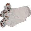 Fall Bear Ruffle Socks