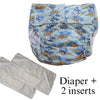 Diaper Cover & 2 Four-Layer Inserts
