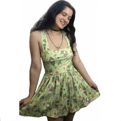 Tiny Gnomes Suspender Skirt Dress second image