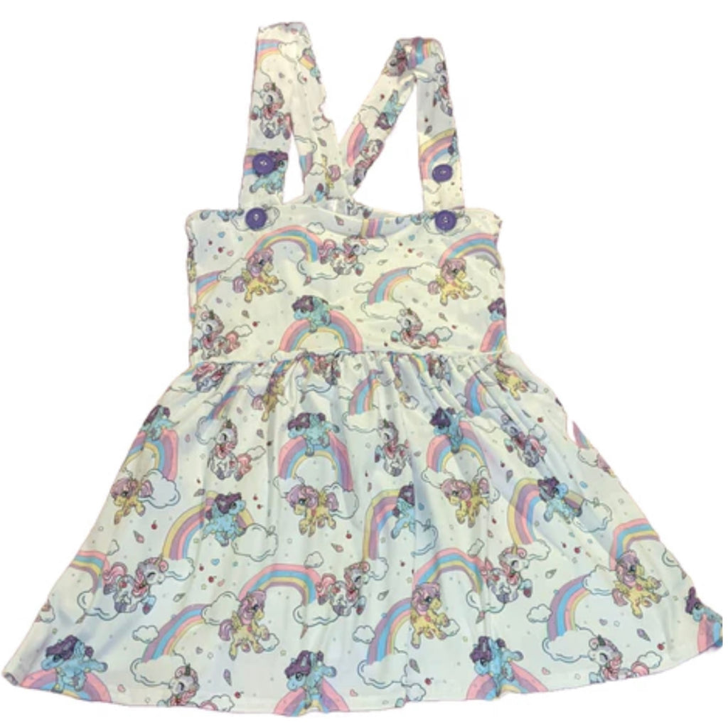 Prancing Ponies Suspender Skirt Dress