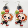 Scary Clown Earrings