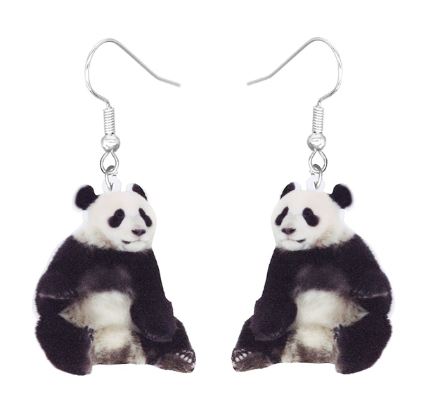Panda Bear Earrings