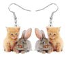 Kitten Earrings