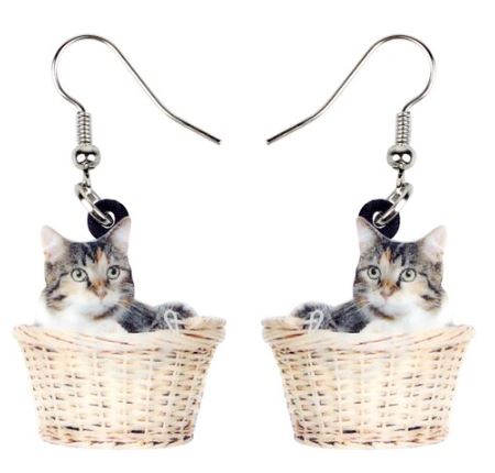 Kitten Earrings