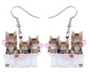 Kitten Earrings