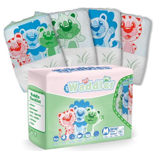 Tykables Waddler ABDL Adult Diaper Full 10 Pack