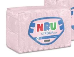Str8up Pink Adult Diaper Full 10 Pack
