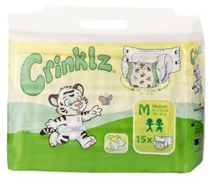 Crinklz Original Adult Diaper Full 15 Pack