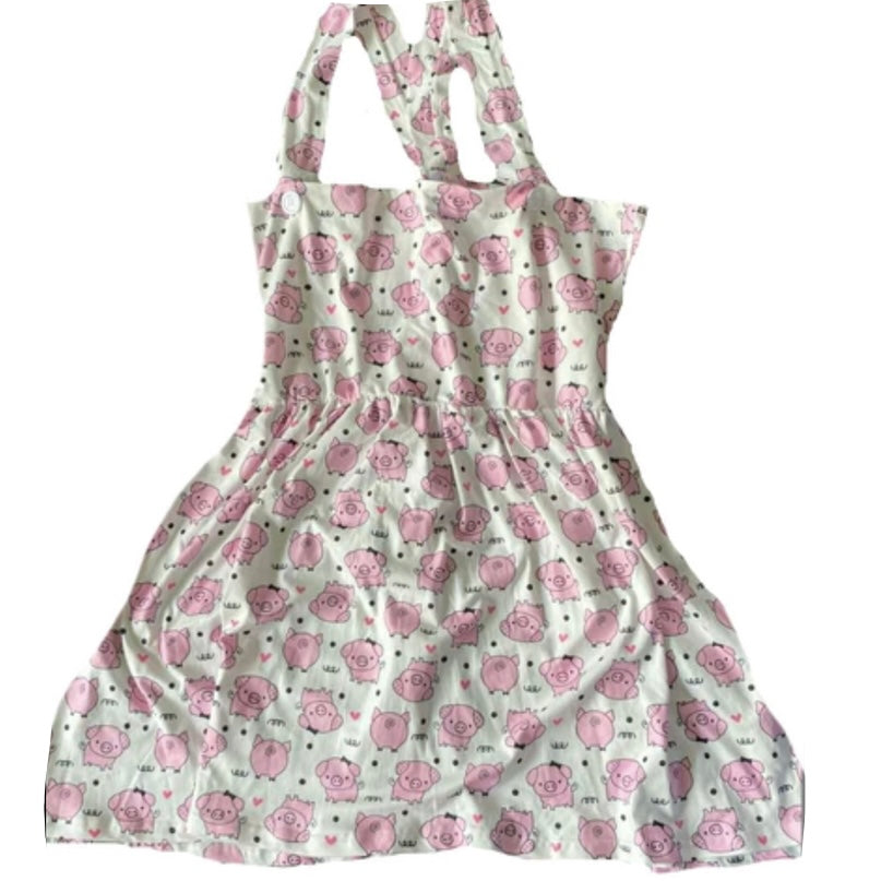 Lil Piggy Suspender Skirt Dress