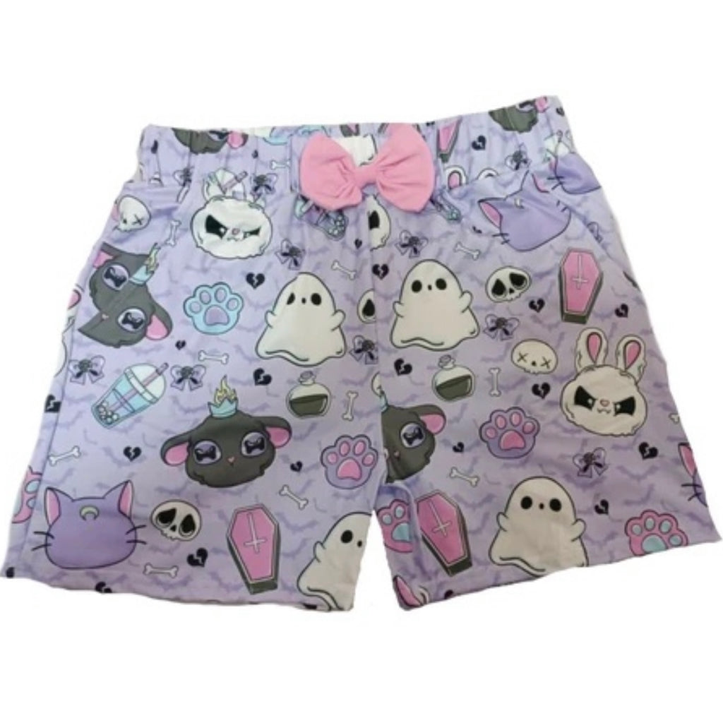 Kawaii Goth Bunny Shorts