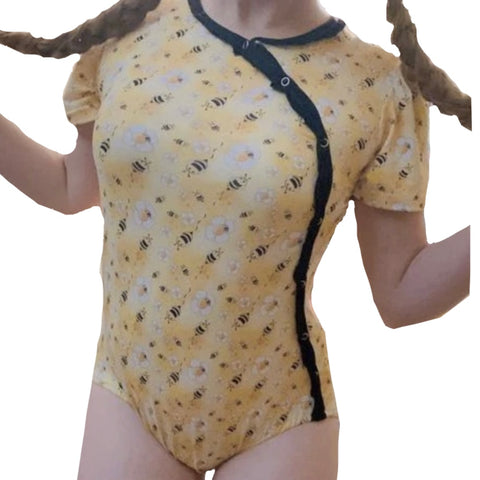 Baby Bumble Chunks Side Snap Bodysuit second image