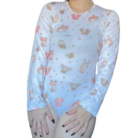 Forest Critters Bodysuit second image