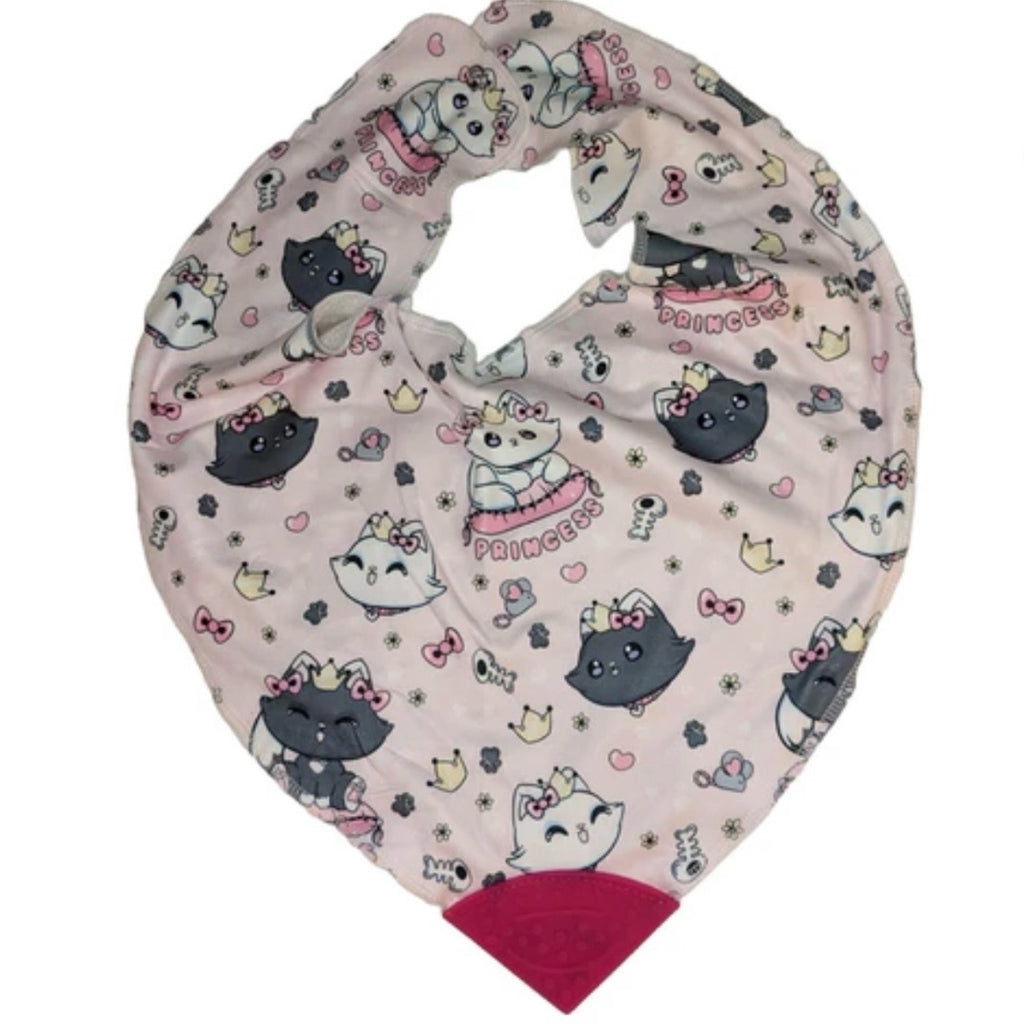 Princess Kitty Adult Bandana Teething Drool Bib