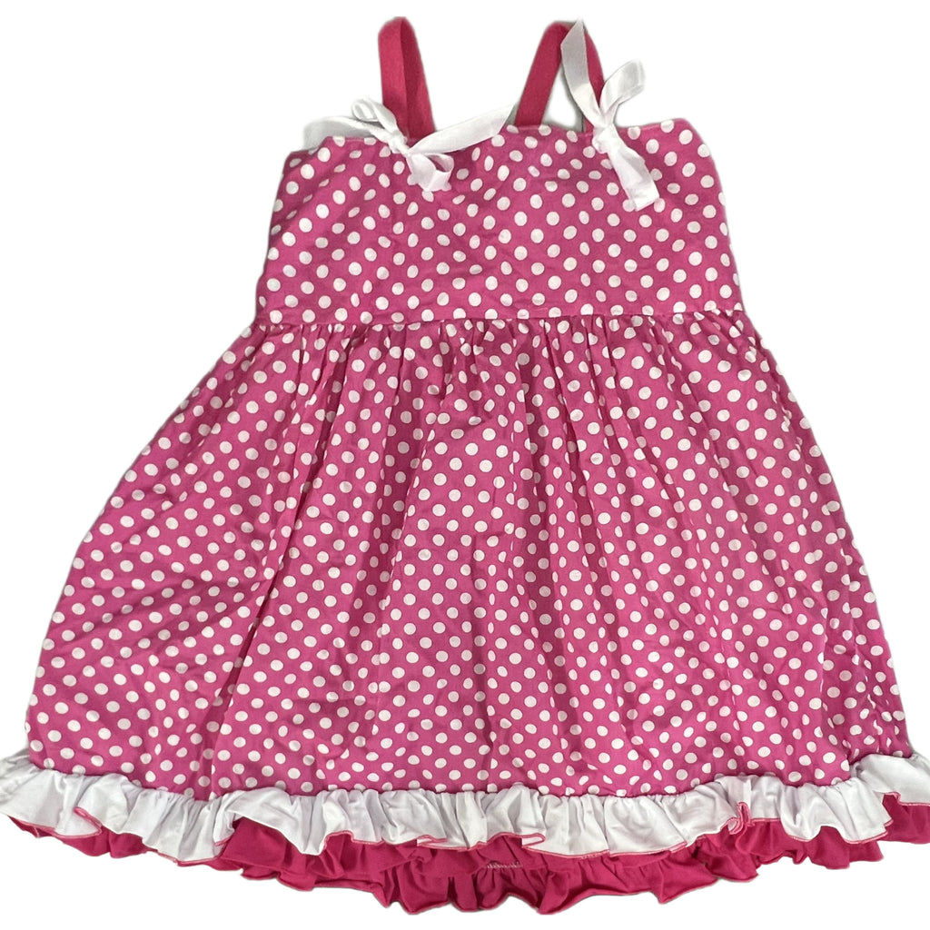 Pink Polka-Dots Medium Dress
