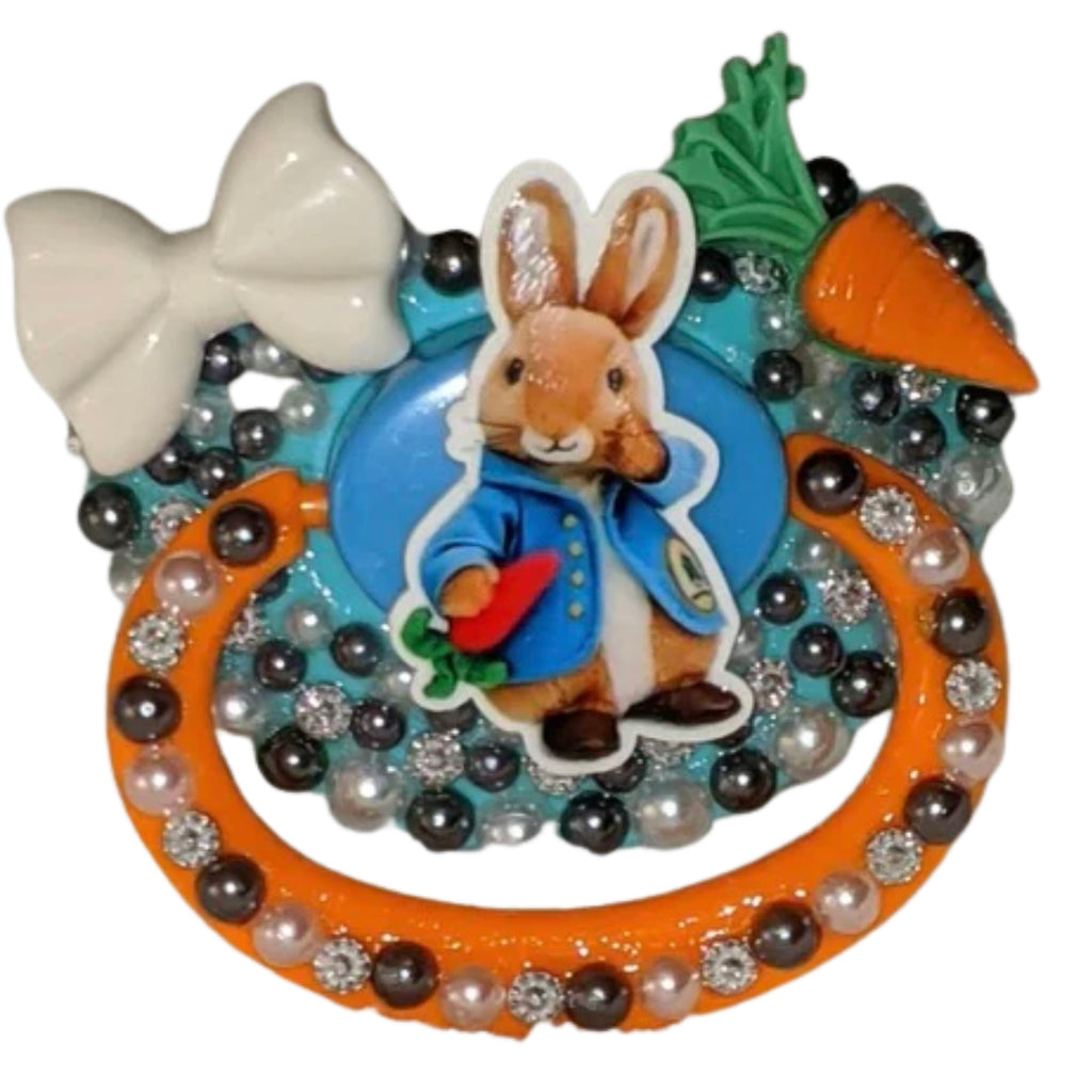 Peter Bunny Hand Crafted Deluxe Pacifier