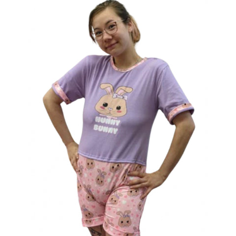 Pink Bunny Romper second image