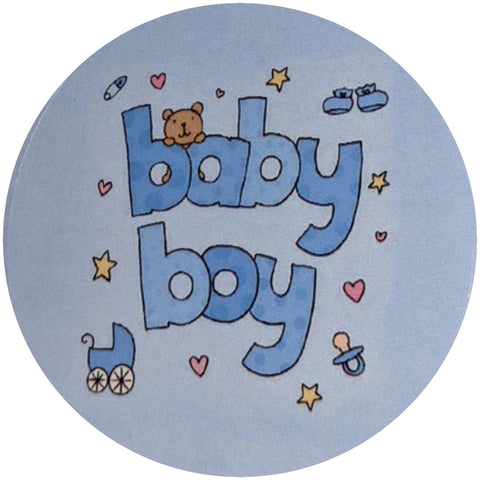 Baby Boy Vinyl Sticker Variety second image