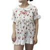 Cherry Embroidered Baby Doll Dress