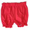 Red Cotton Bloomer Shorts