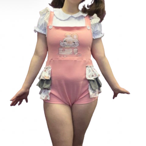 Breakfast Bunny Ruffle Romper second image