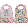 Kitty Purr Double Sided Adult Bib
