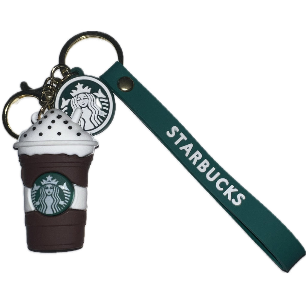 Coffee Drink Silicone Keychain