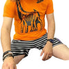Orange Dinosaur Shirt