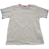 White Pastel Trim Shirt
