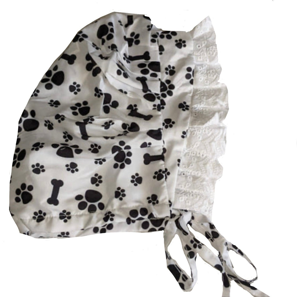 Puppy Paws & Bones Adult Baby Bonnet