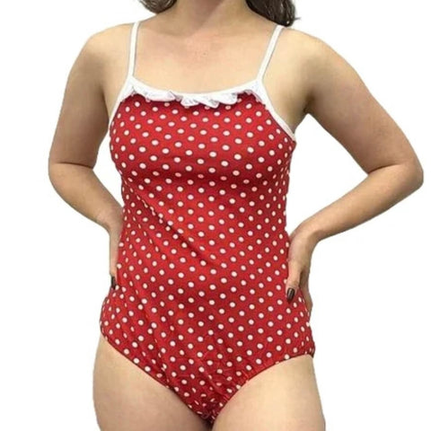 Sleeveless Polka Dot Bodysuit second image