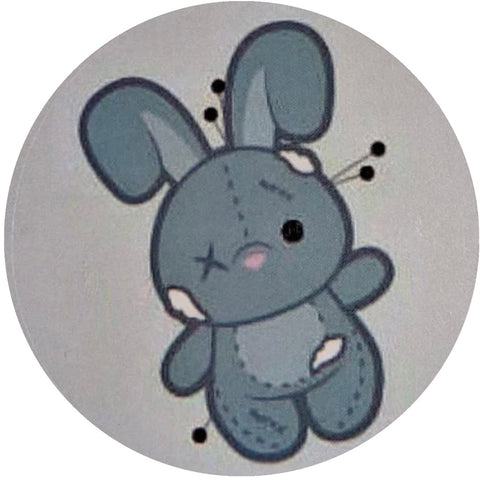 Repaired Stuffies Vinyl Sticker Variety second image