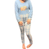 Fall Bear 1pc Pajamas