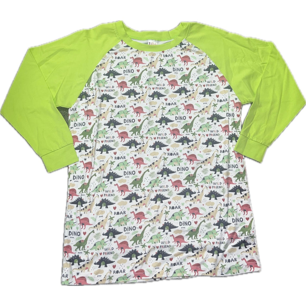 Wild Dino Friends Pajamas Shirt