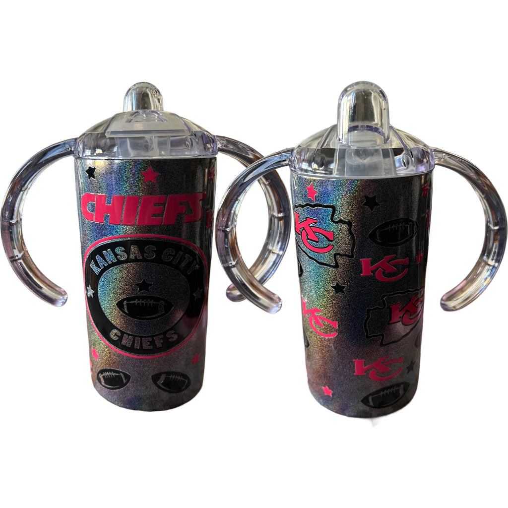 Football 12oz Stainless Steel Sippy Cup