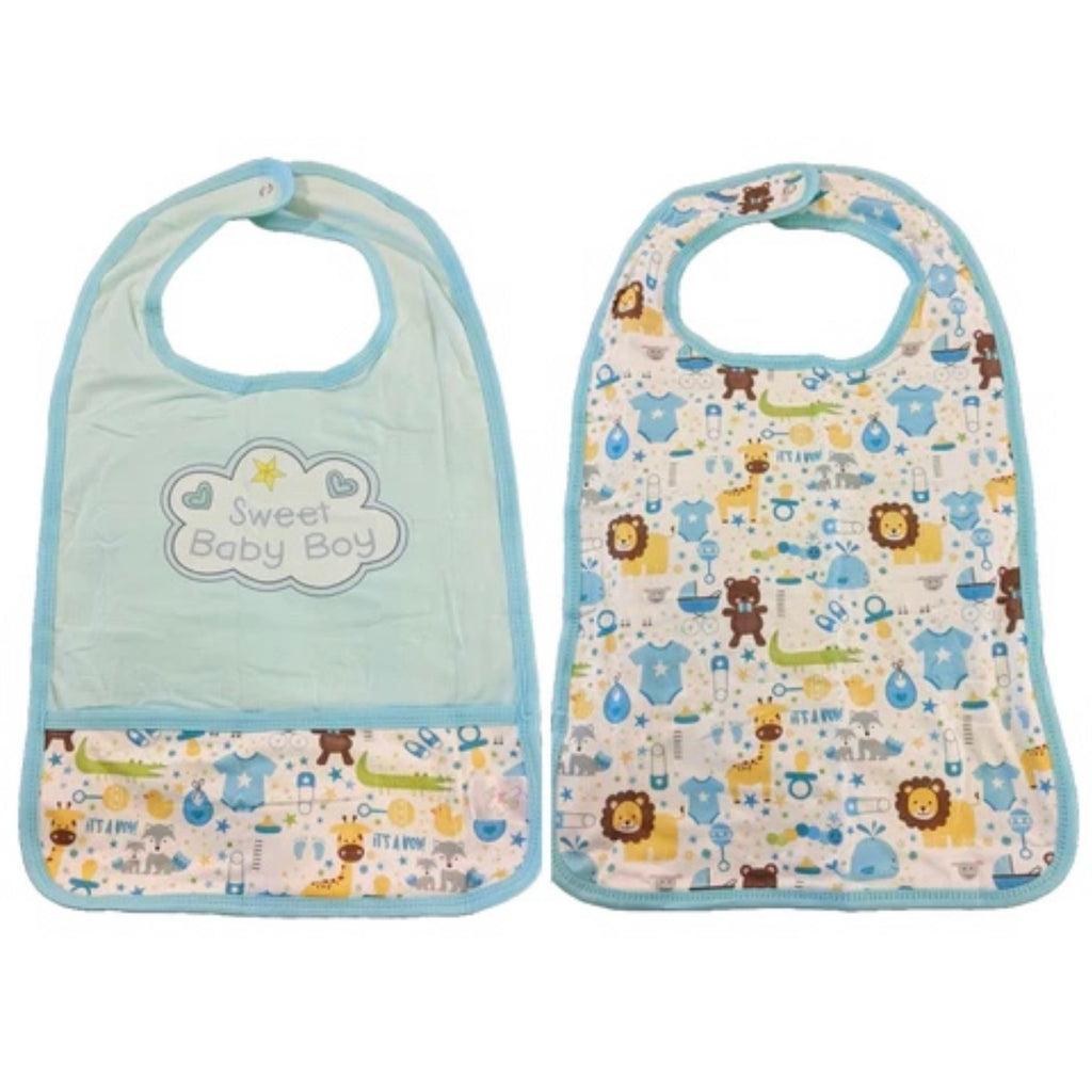 Sweet Baby Boy Adult Double Sided Bib