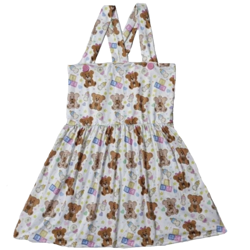 Preschool Bears Suspender Skirt Dress