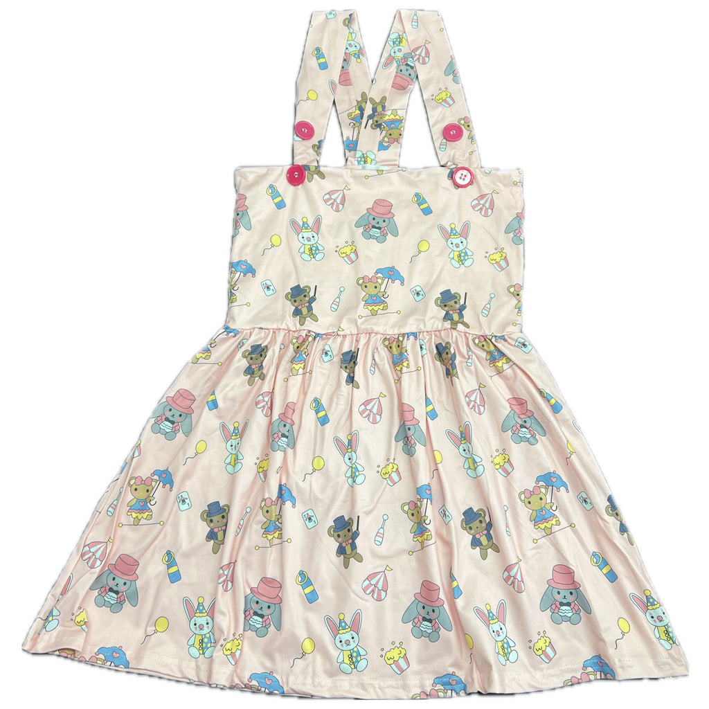 Pink Lil Circus Suspender Skirt Dress