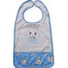 Blue Baby Bunny Double Sided Adult Bib