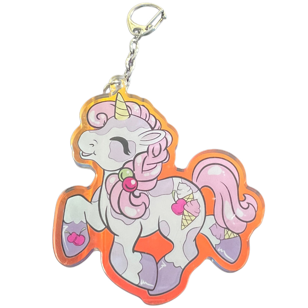Prancing Ponies Key Chain