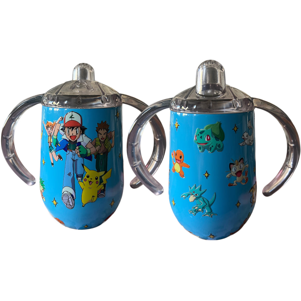 Poke Game 10oz Stainless Steel Sippy Cup