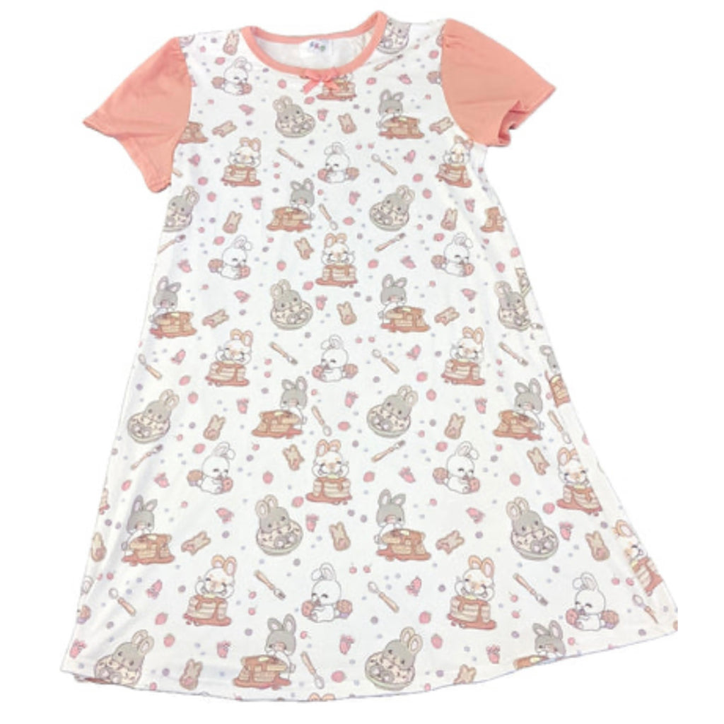 Breakfast Bunny Nightgown Pajamas