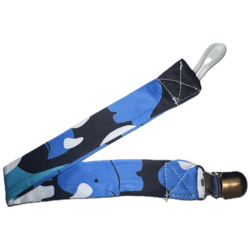 Rawr Dinosaurs Fabric Pacifier Clip