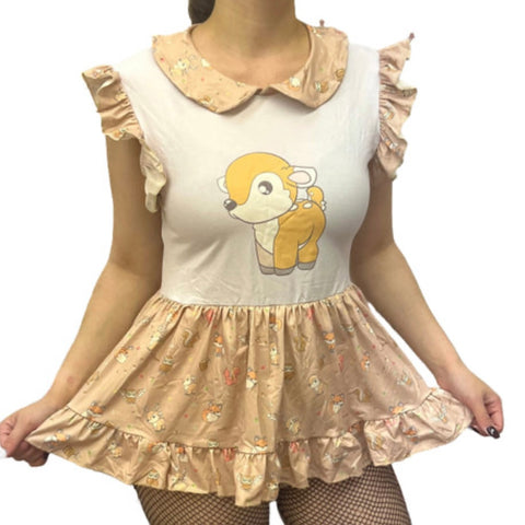 Lil Doe Deer Romper Dress second image