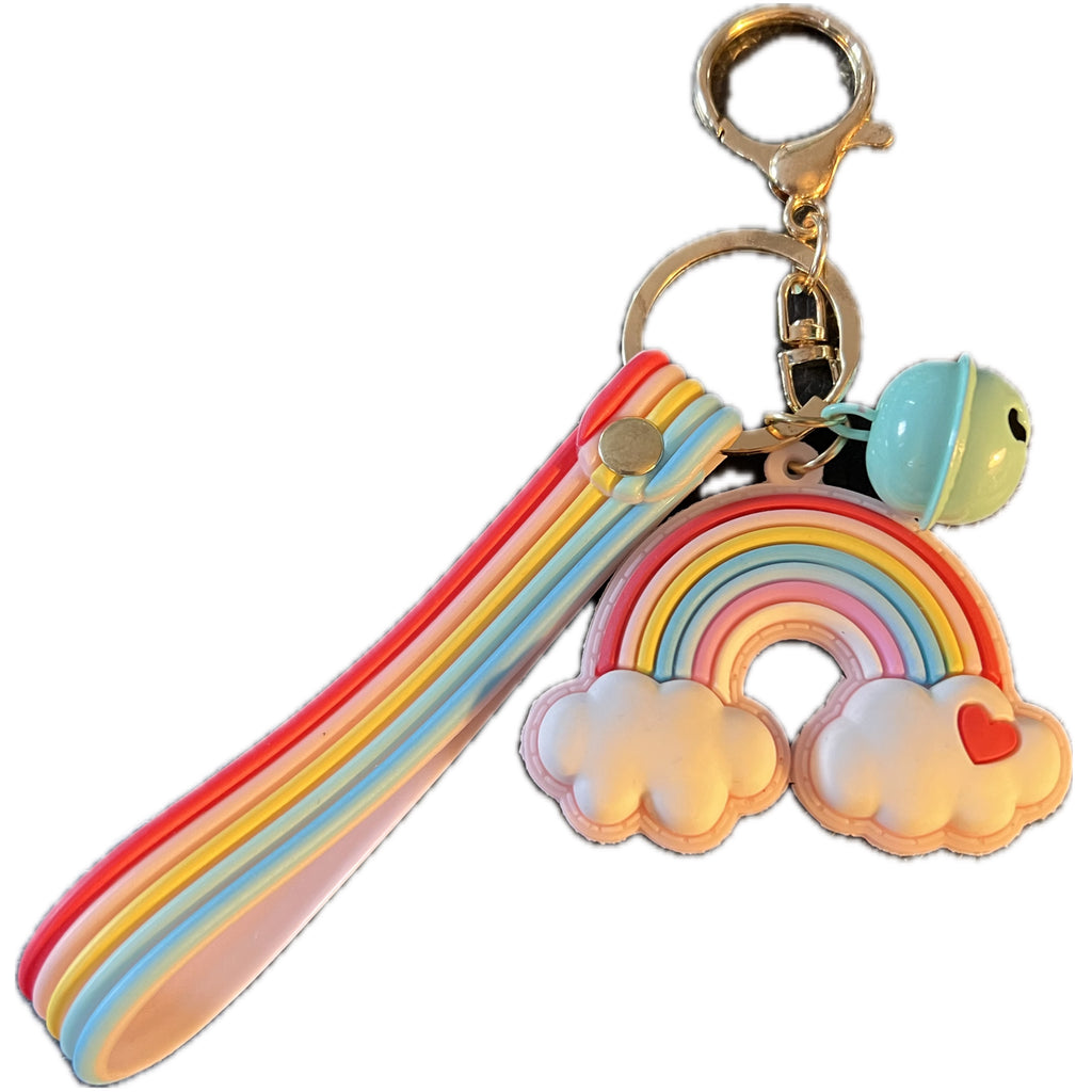Rainbow Silicone Keychain