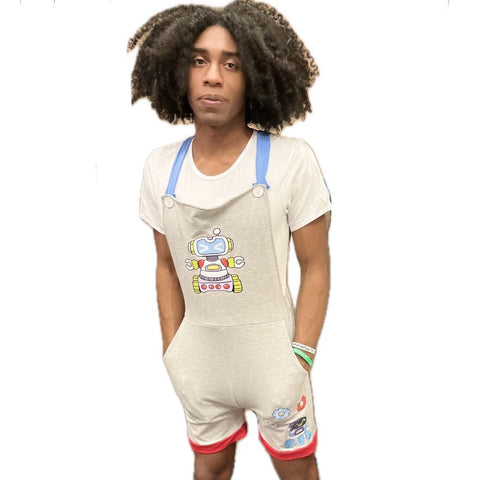 Gear Head Robots Shortalls second image