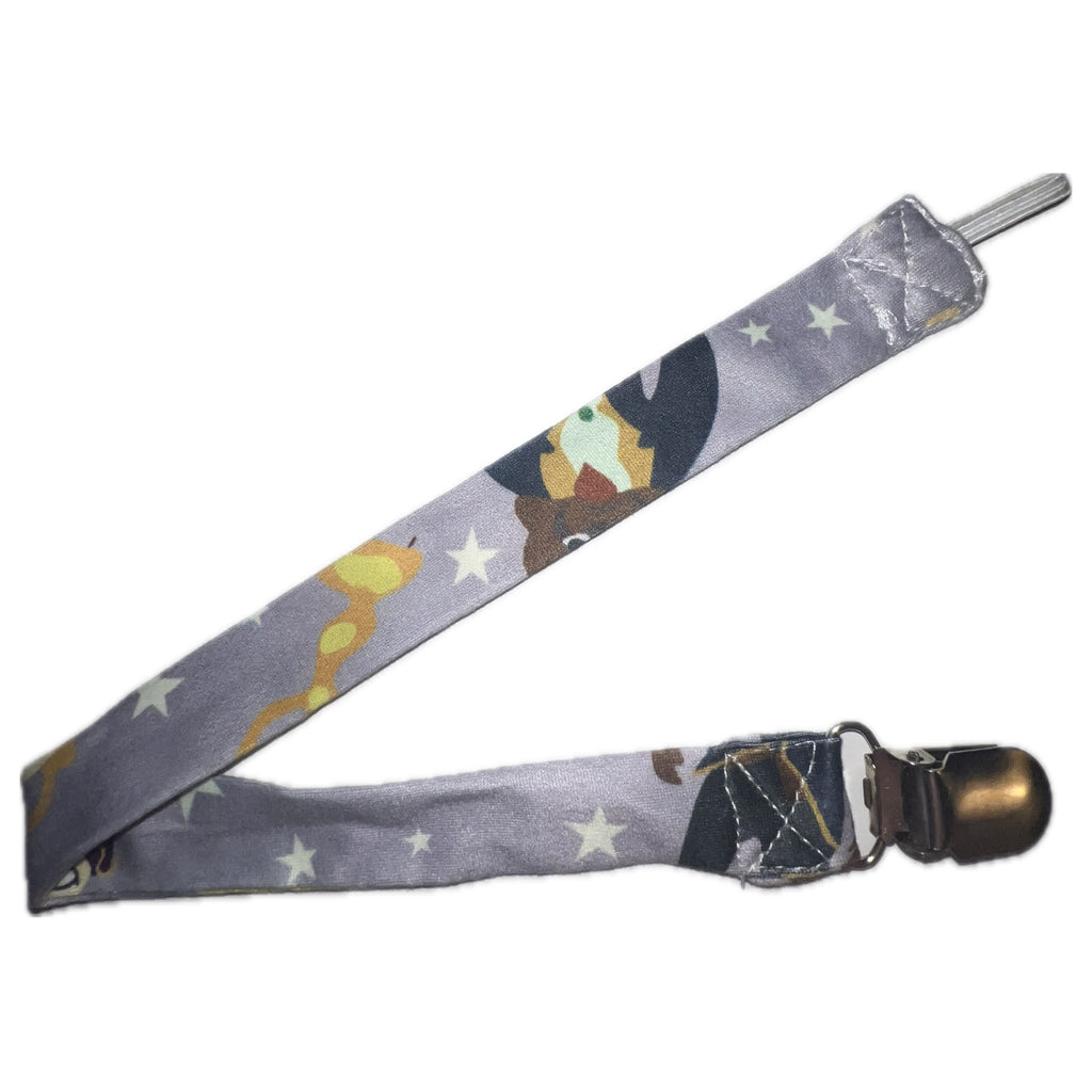 Princess Cartoon Fabric Pacifier Clip