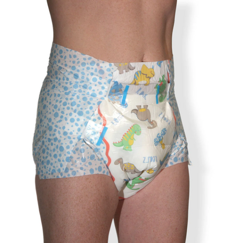 Rearz Dinosaur Elite ABDL Adult Diaper Sample second image